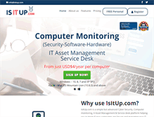 Tablet Screenshot of isitup.com